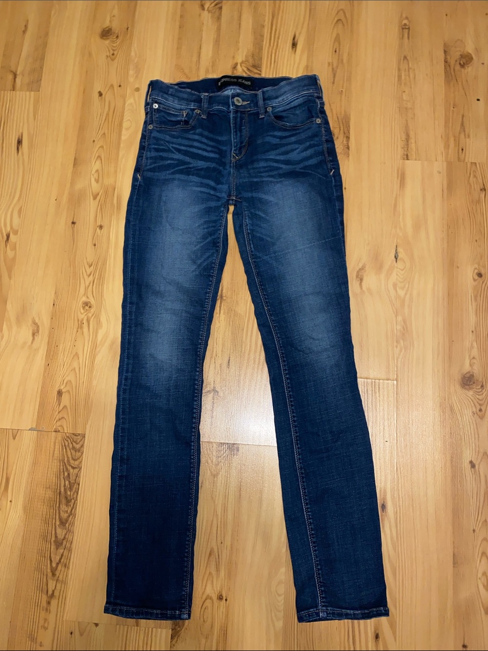 Express Women’s Dark Blue Skinny Jeans